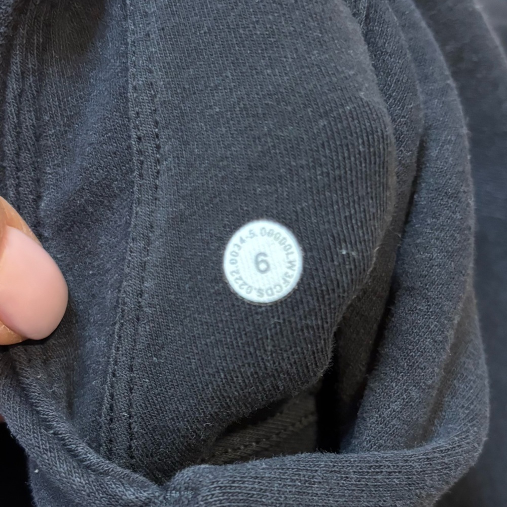 Women's Lululemon Loungeful Hoodie, black, size: 6 - Picture 7 of 7